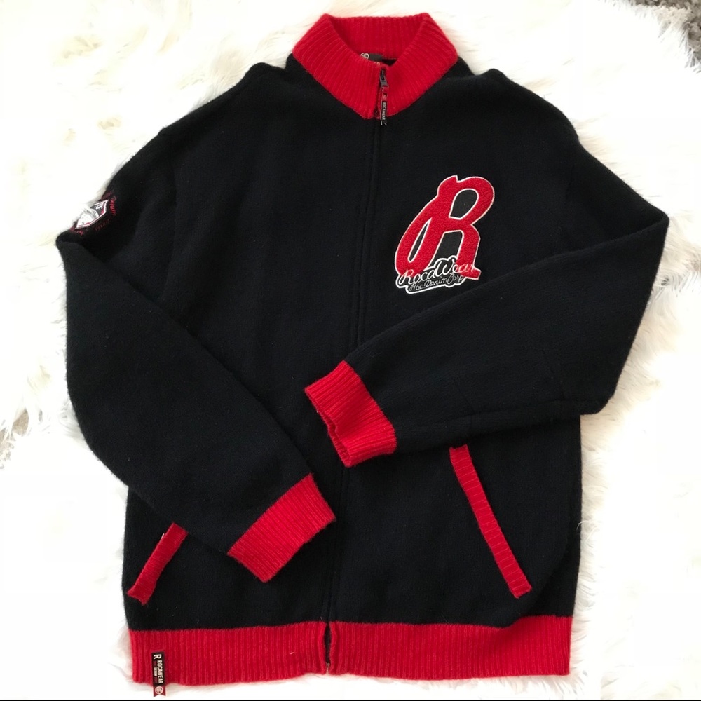 LAST CHANCE [rocawear] vintage 2000s zip sweater